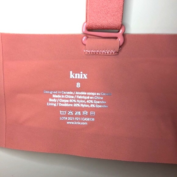 Knix Bra Never Worn V Neck Adjustable Thick Straps - Picture 3 of 3